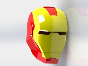 homem de ferro capacetes arte & design engomar 3d print model - Mito3D