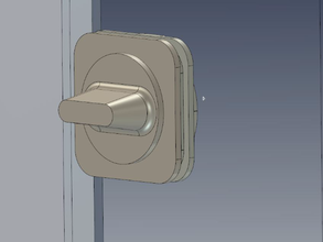 laterale di blocco del coperchio della vecchia versione zortrax parti serratura 3d print model - Mito3D