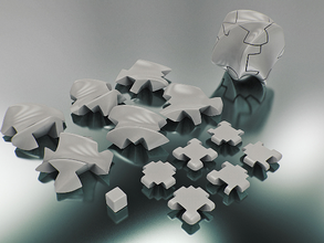 magique puzzle cube jeux & cosplay amusant pas de support supportless jouet 3d print model - Mito3D