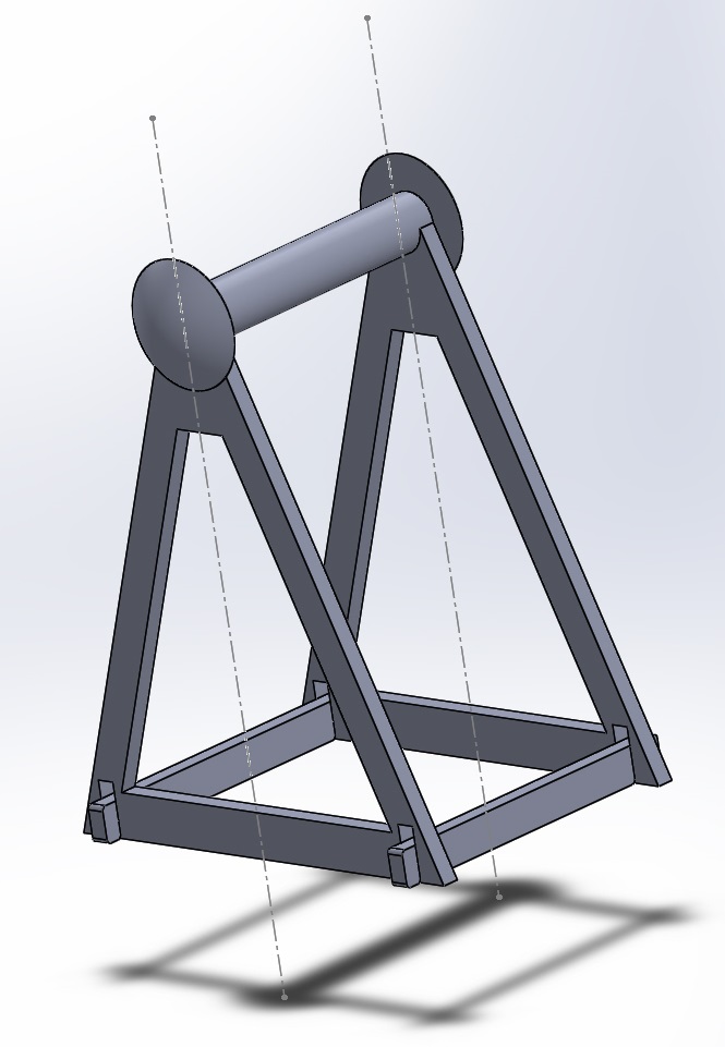 material estimation rack zortrax parts contest2015 m200 remaining spool capacity holder 3D print model - Mito3D