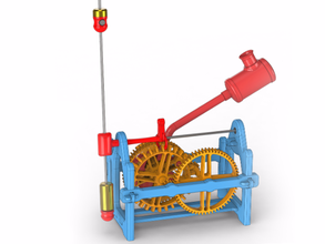 metrônomo motor de engenharia educacionais escape mudanças a gravidade da catraca 3d print model - Mito3D