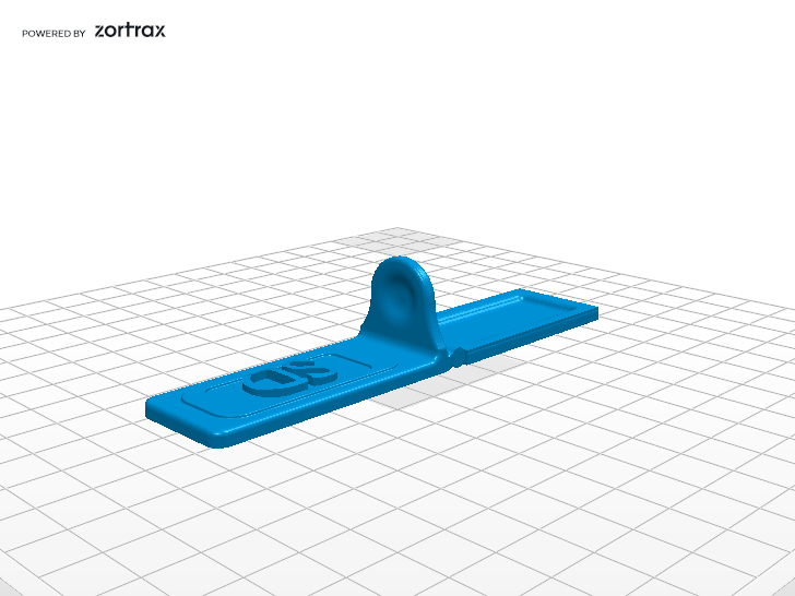 sd couvercle à charnières m200 & m300 zortrax pièces le charnière partie mobile imprimé complet couverture 3D print model - Mito3D