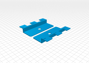 soporte cristal arquitetura de suporte 3d print model - Mito3D