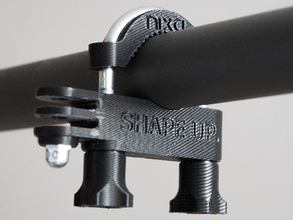tubo gopro titolare art & design actioncam dado-frantoio la fotocamera nixa sony sport il 3d print model - Mito3D