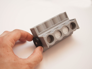 v8 engine automotives automotive car crankshaft education model nixa piston shaft toy 3d print model - Mito3D