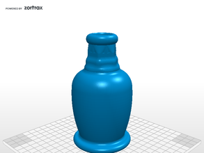 vase household objects flower 3d print model - Mito3D