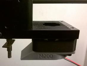 z m200 m300 fan d'épaisseur extreme v2 zortrax pièces 3d print model - Mito3D