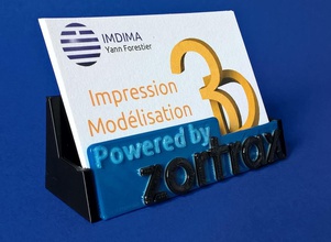 zortrax business card stand fashion & accessories contest2015 dock holder 3d print model - Mito3D