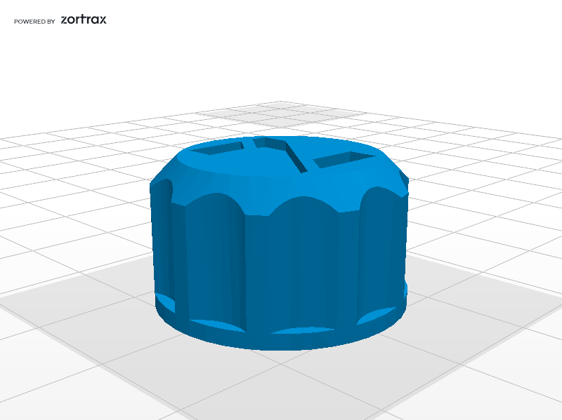 zortrax m200 botão partes 3D print model - Mito3D