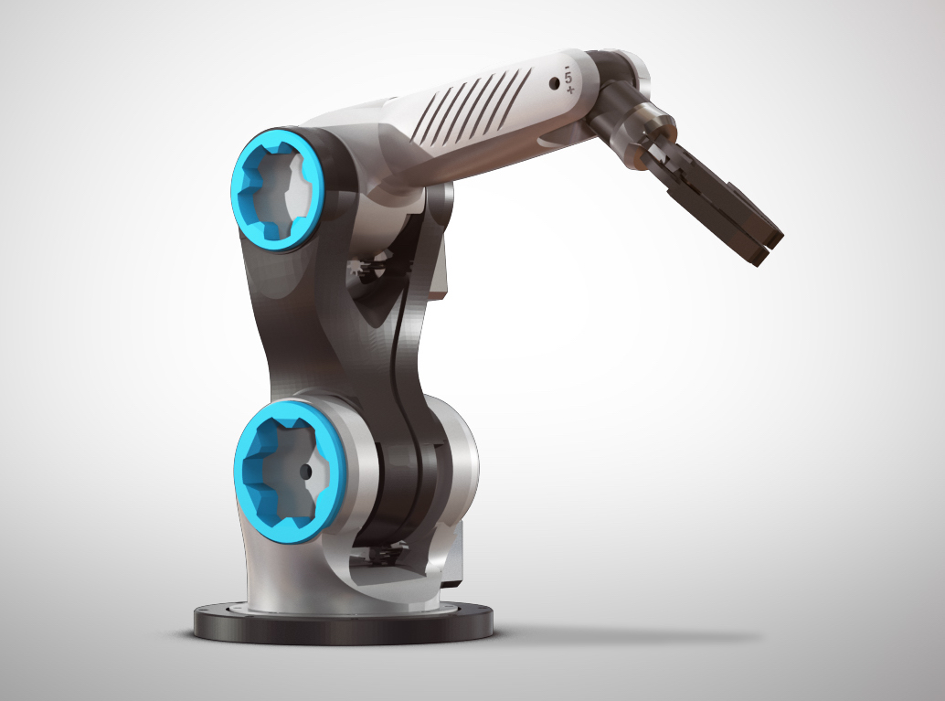 zortrax bras robotique l'ingénierie le de l'électronique robot 3D print model - Mito3D